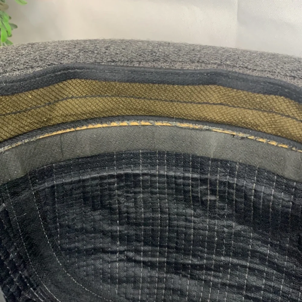 Vintage KANGOL DESIGN English Vagabond Fedora wool hat size Medium - Picture 15 of 17